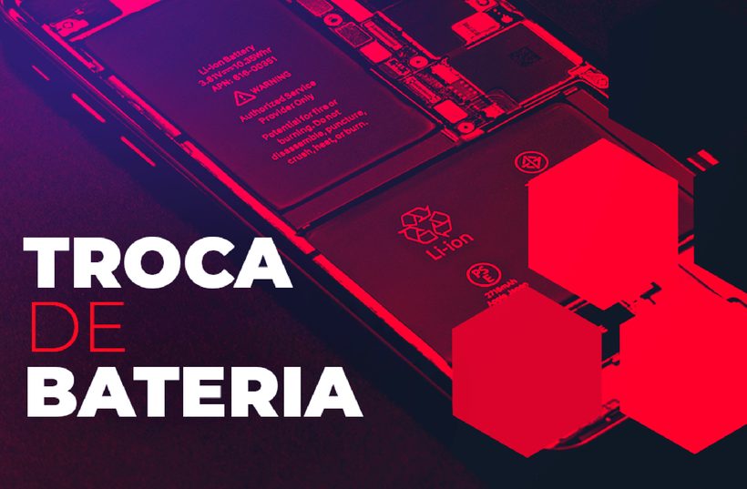 Arte da Rede Max: "Troca de bateria"