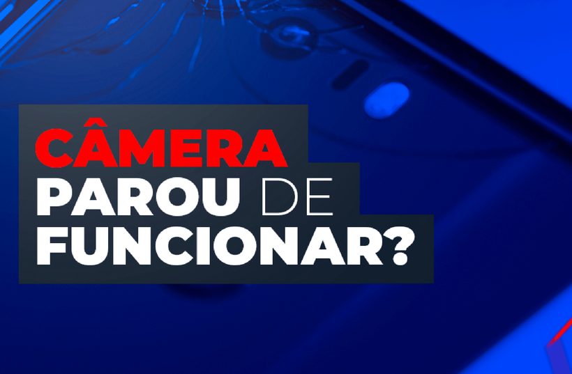 Arte da Rede Max: "Câmera parou de funcionar?"
