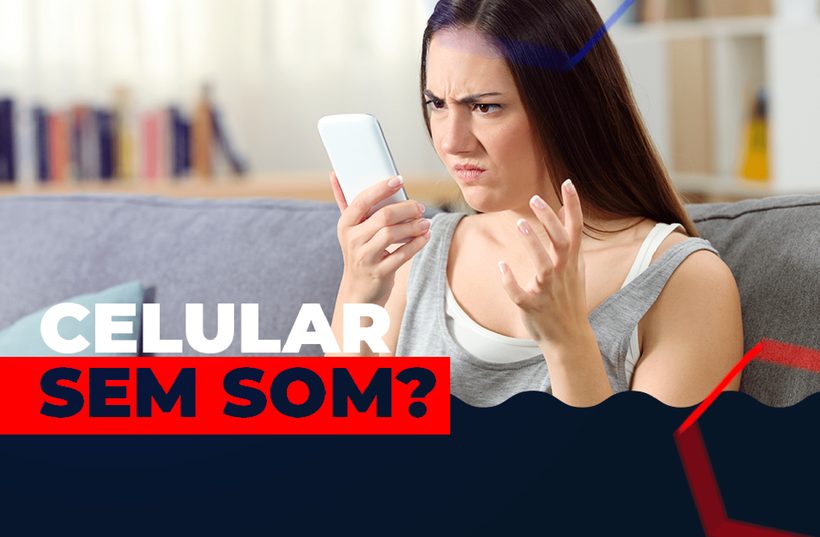 Arte da Rede Max: "Celular sem som?"